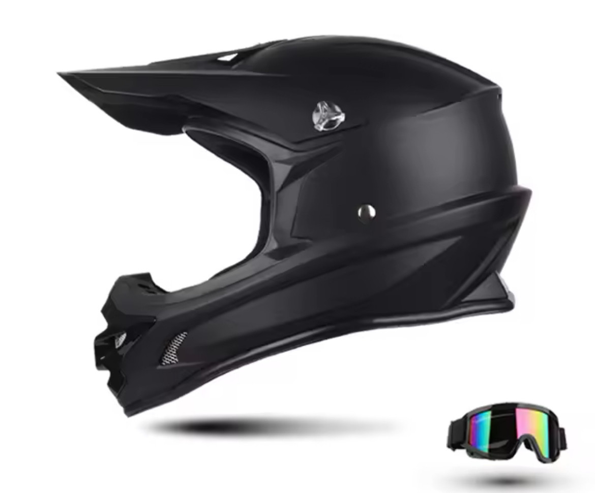 Кросовий Мото шолом з окулярами Ендуро