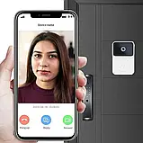 Бездротовий дверний відеодзвінок WiFi Mini Doorbell M6 Розумний акумуляторний дзвінок вічок із камерою для дому, фото 5