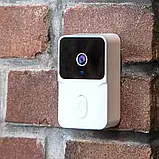 Бездротовий дверний відеодзвінок WiFi Mini Doorbell M6 Розумний акумуляторний дзвінок вічок із камерою для дому, фото 4