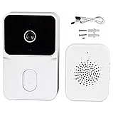 Бездротовий дверний відеодзвінок WiFi Mini Doorbell M6 Розумний акумуляторний дзвінок вічок із камерою для дому, фото 9