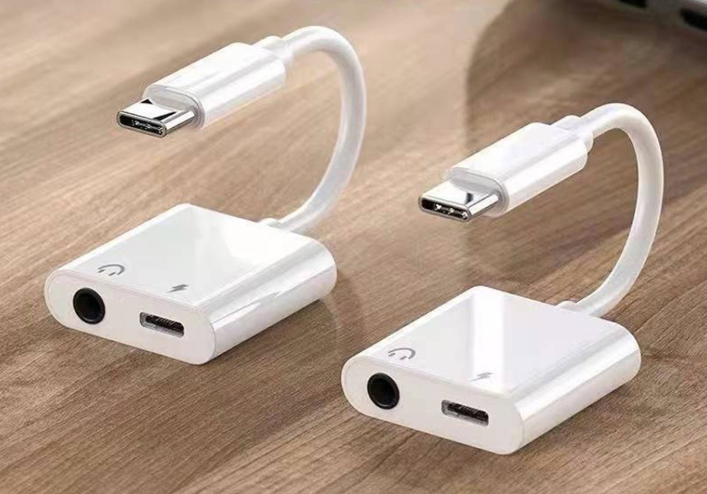 USB Type C 3.1 тато на Type C 3.1 мама + AUX, фото 1