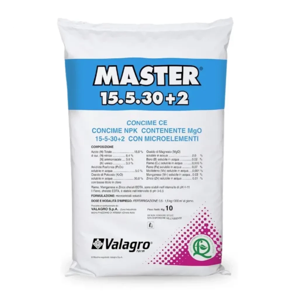 Мінеральне добриво, Master (Майстер), NPK 15.5.30+2, Valagro, (на вагу)
