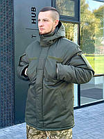 Бушлат куртка зимова на флісі олива ЗСУ