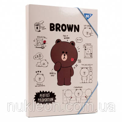 Популярний! Папка для трудового навчання Yes A4 картонна Line friends (500232) - Краща якість тільки на Nukleon.com.ua