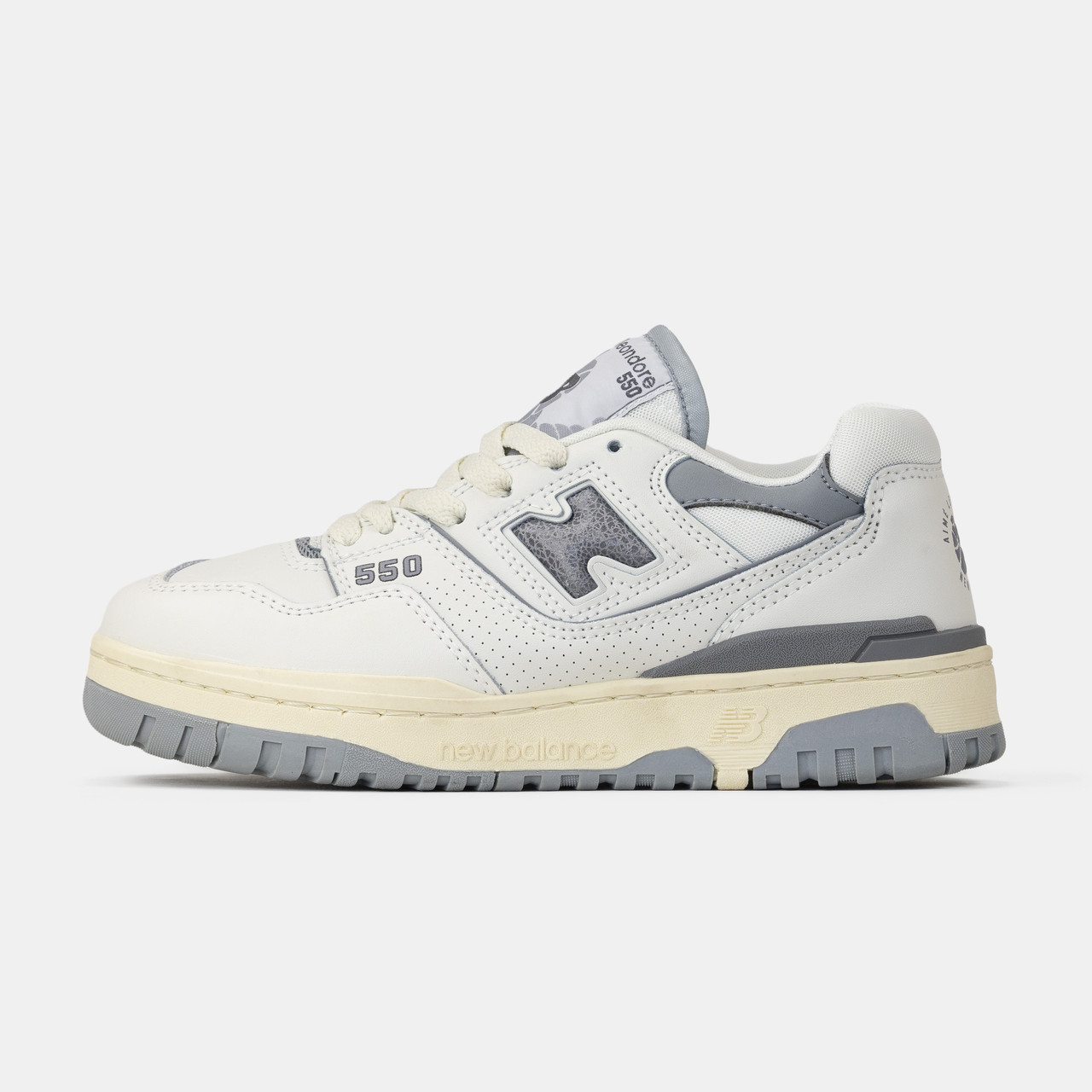 Кросівки New Balance 550 Aime Leon Dore White Grey / Нью Беланс 550 Аім Леон Дор Білі із Сірим