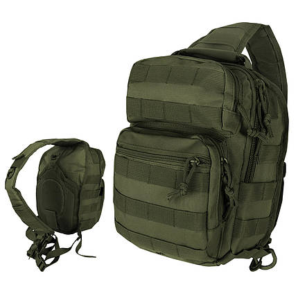 Рюкзак однолямковий MIL-TEC One Strap Assault Pack 10L Olive, фото 1