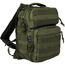 Рюкзак однолямковий MIL-TEC One Strap Assault Pack 10L Olive, фото 4