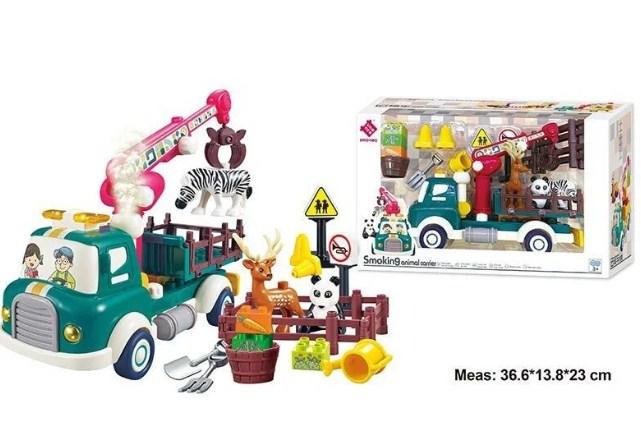 Ігровий набір Машина з парою і тваринами