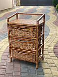 Комод з лози « Три шухляди» Арт: 12053, фото 2