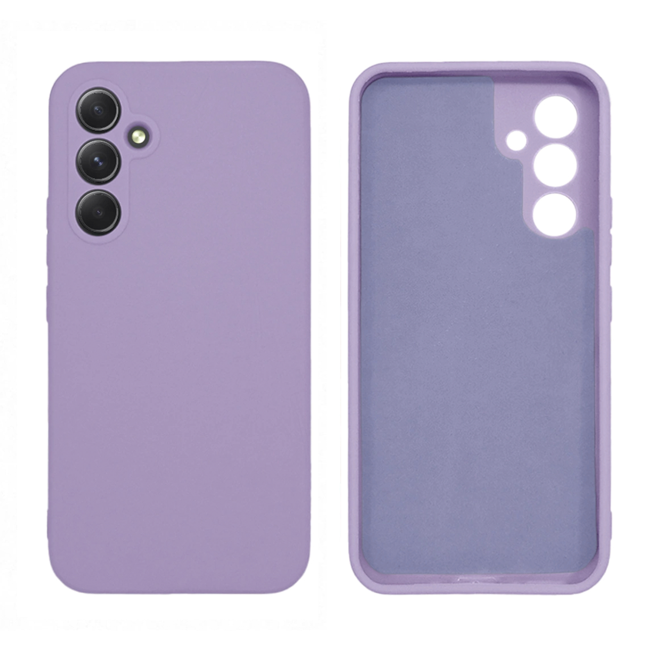 Чохол Silicone case Camera Protective для Samsung A55 (13) ліловий Lilac