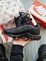 Чоловічі Кросівки Nike Air Max TN Plus Black Web / Найк Аїр Макс ТН Плюс Веб Чорні, фото 5