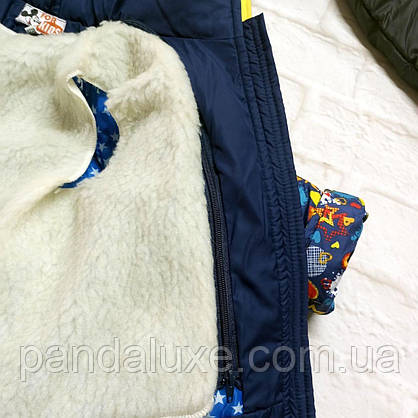 Дитяча зимова тепла куртка для дівчинки 86-96 см, фото 4