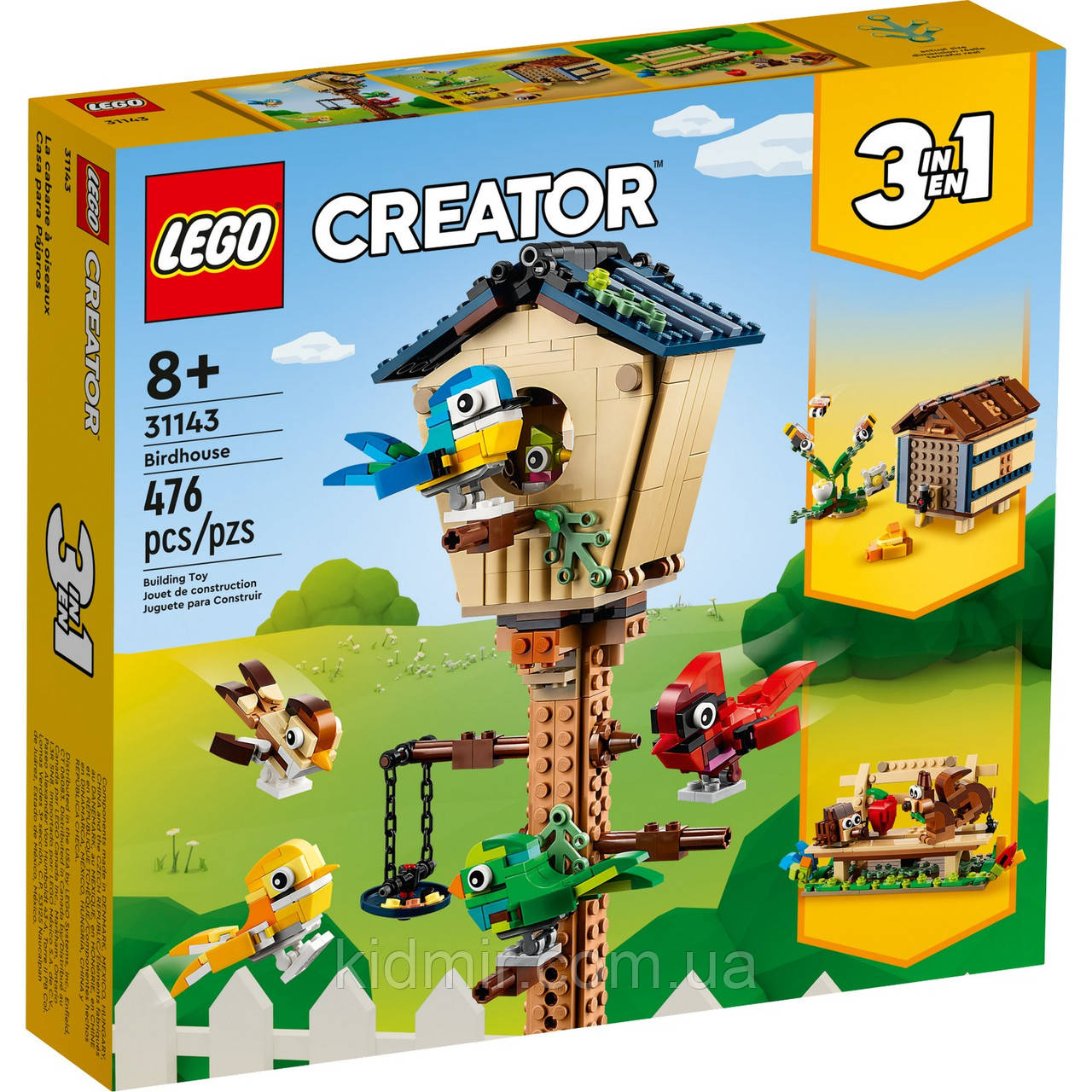 Конструктор LEGO Creator 31143 Шпаківня, фото 1