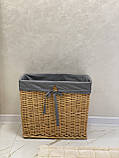 Ящик для зберігання з лози. Арт:4545, фото 7