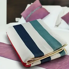Електропростирадло Electric Blanket 150х120см  (смуги різнокольорові)