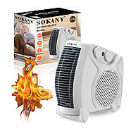 Тепловентилятор дуйка 2000 Вт Sokany SK-1652  Обігрівач для дому та офісу настільний, фото 4