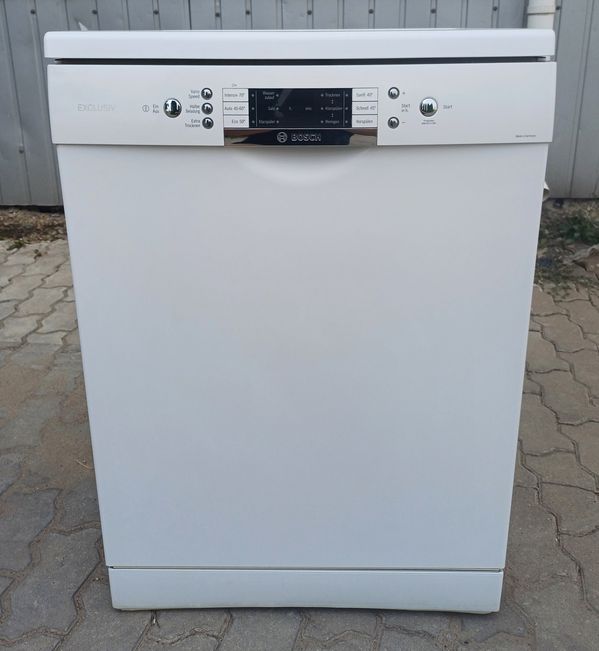Посудомийна машина 60 см Бош Bosch SMS86M12DE три корзини біла б/у, фото 1