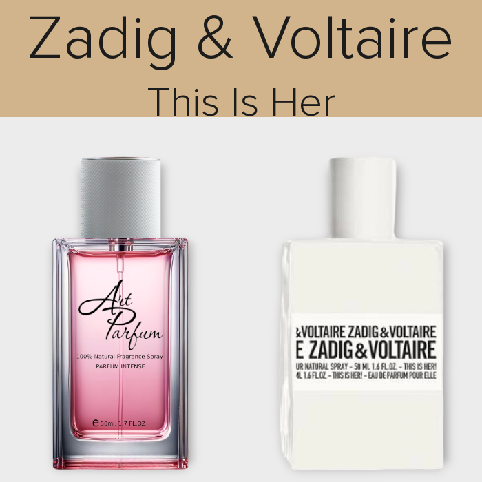 Парфуми INTENSE 50мл. Аромат схожий з Zadig & Voltaire This Is Her, фото 1