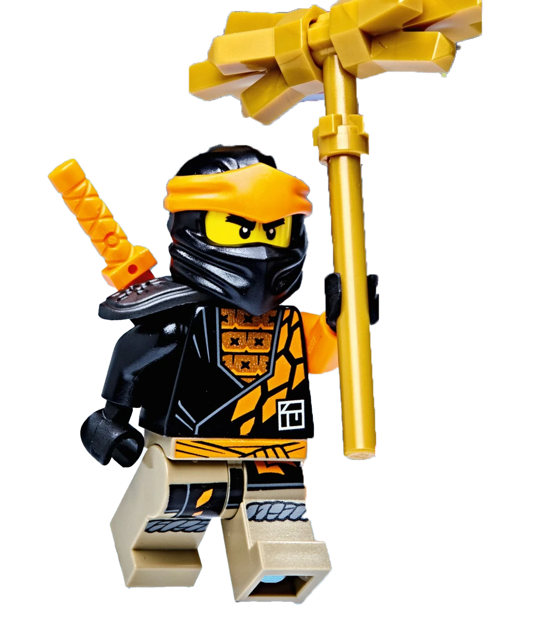 Lego Ninjago Golden Dragon Cole with Gold Weapons: ексклюзивна міні фігурка колекційна Коул із золотою зброєю 892290, фото 1