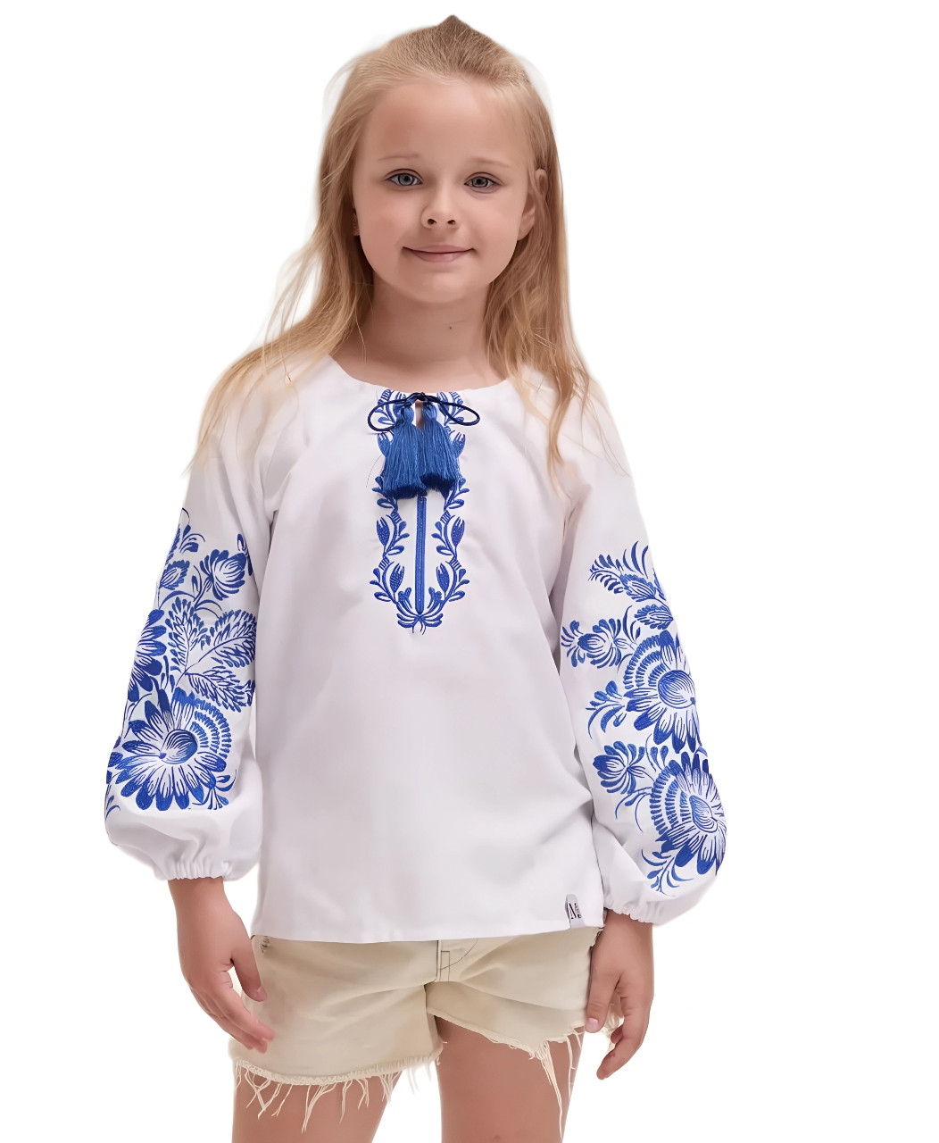 Вишиванка Жоржина для дівчинки домоткана (маломірить на розмір) р.140