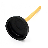 Вантуз для унітазу великий сантехнічний 13 см діаметр, фото 3