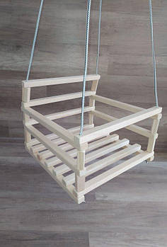 Дитячі Гойдалки великі не фарбовані KВ-2 G-Rich