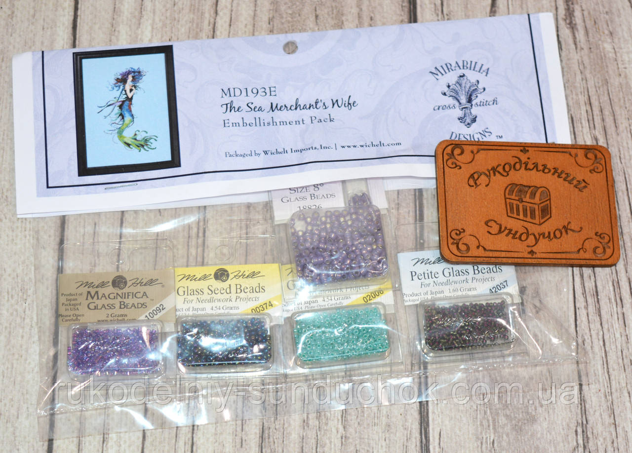 Набір бісеру до схеми Mirabilia Designs The Sea Merchant's Wife / Дружина морського торговця MD193E, фото 1