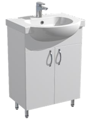 Тумба пряма Фрея 55 ЕКО з умивальником Фрея 55