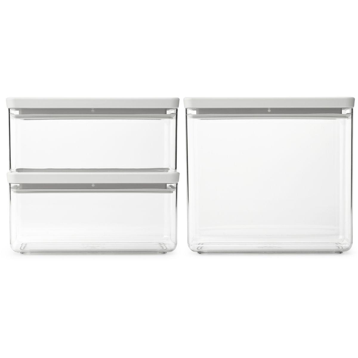 Набір ємностей для зберегання Brabantia Tasty+ 2 шт х 1.5 л, 3.5 л (230806)