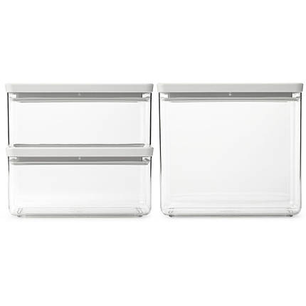 Набір ємностей для зберегання Brabantia Tasty+ 2 шт х 1.5 л, 3.5 л (230806), фото 1