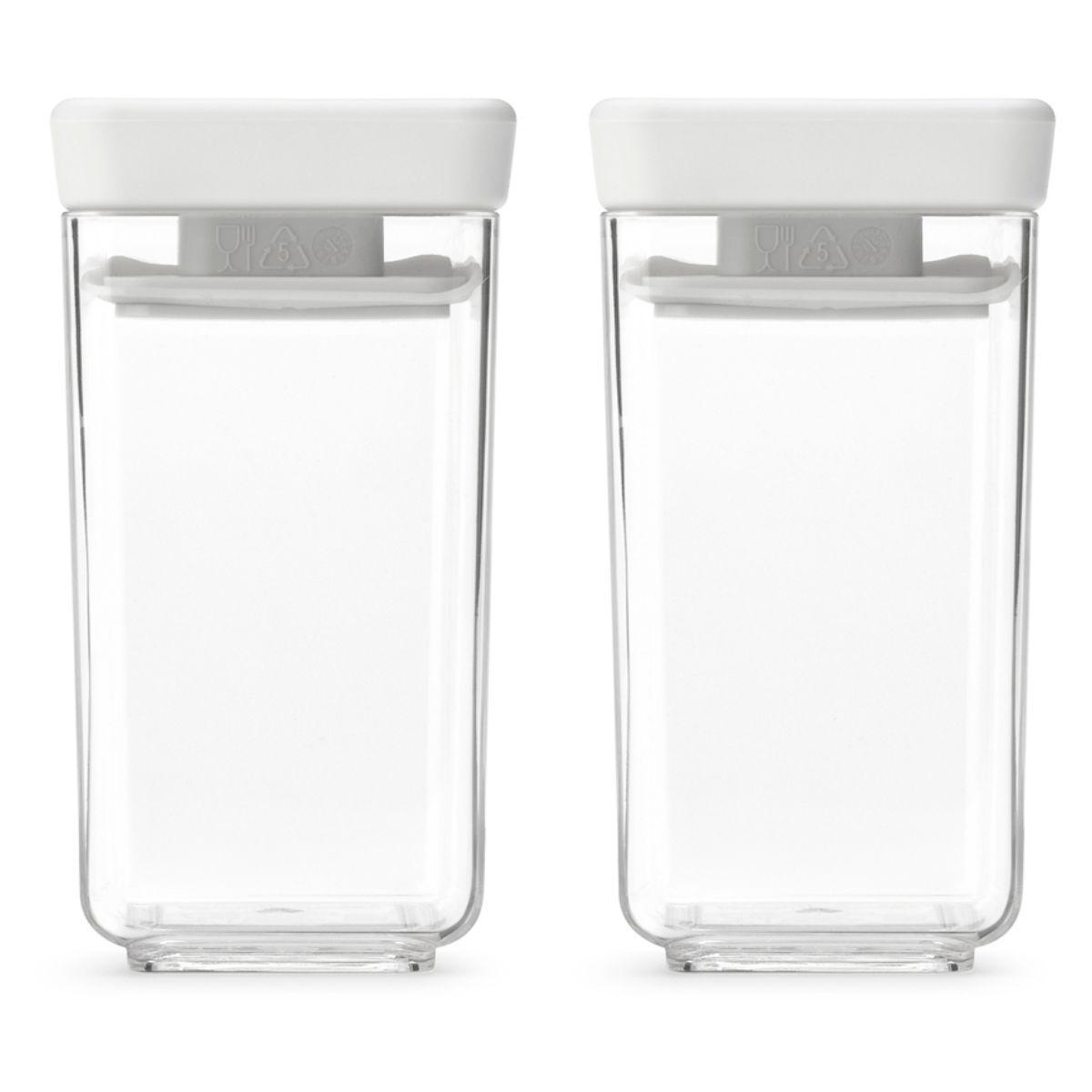 Набір ємностей для зберегання Brabantia Tasty+ 2 шт х 0.15 л (230585)