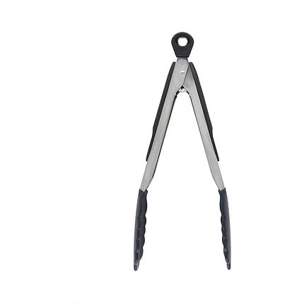 Щипці кухонні OXO Good Grips, 23 см з силіконом чорні (1101880), фото 1