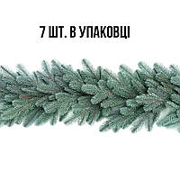 Гірлянда 7 шт. по 1,2 м новорічна лита Блакитна Lux HVOYA