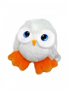 М'яка іграшка на присосці "Совеня Сніжок" біла, 12см SOVAбелая G-Rich