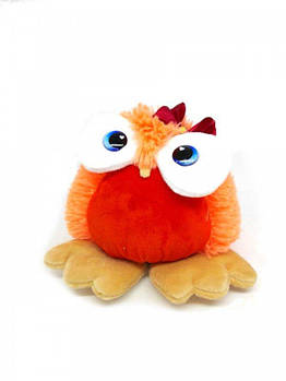 М'яка іграшка на присосці "Совушка Іскорка" корал, 12см SOVAкоралл G-Rich