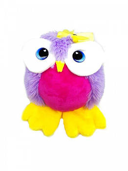 М'яка іграшка на присосці "Совушка Дарина" фіолетова, 12см SOVAфиолет G-Rich