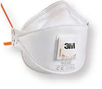Респиратор маска 3М комфортный с клапаном FFP2 от токсической пыли