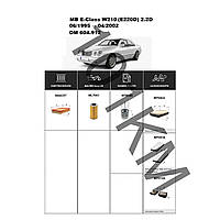 Комплект фільтрів MB E-Class (W210) E220D 2.2D (1995-2002) (OM604.912) WIX