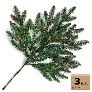 Гілка ялинки штучна Classic 60 см зелена (упаковка 3 штуки)