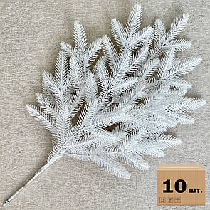 Гілка ялинки штучна Classic 60 см біла (упаковка 10 штук)