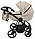 Коляска 2 в 1 Adamex Blanc Eco SA-7 лате, фото 3