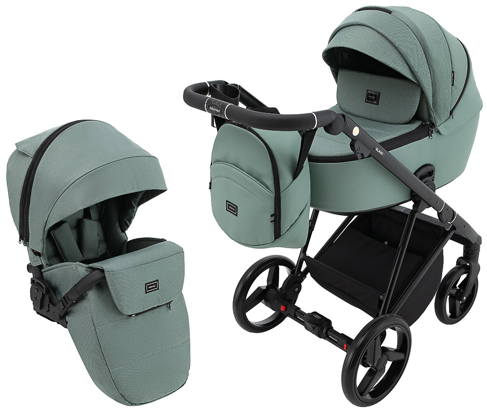 Коляска 2 в 1 Adamex Blanc Tip PS-141, фото 1