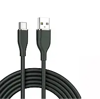 Кабель USB А type C UWarmSof 1 м шнур для iphone apple швидкого заряджання смартфона ios ipad передачі даних Чорний