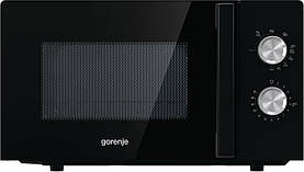 Gorenje Мікрохвильова піч, 20 л, хутро. управ., 800 Вт, гриль, чорний