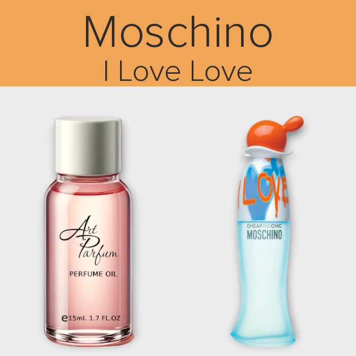 Парфумований концентрат 15мл. Аромат схожий з Moschino I Love Love