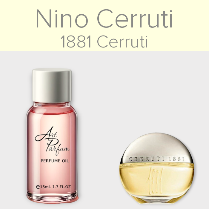 Парфумований концентрат 15мл. Аромат схожий з Nino Cerruti 1881 Cerruti