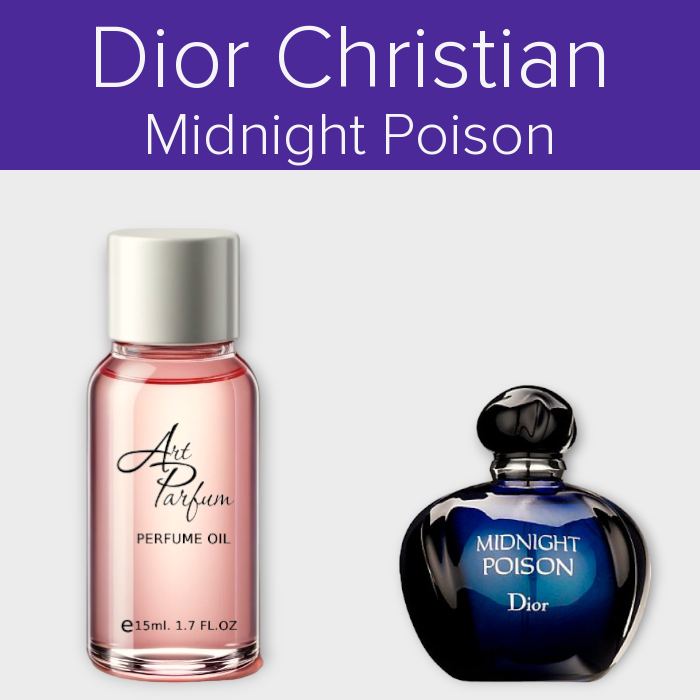 Парфумований концентрат 15мл. Аромат схожий з Dior Christian Midnight Poison