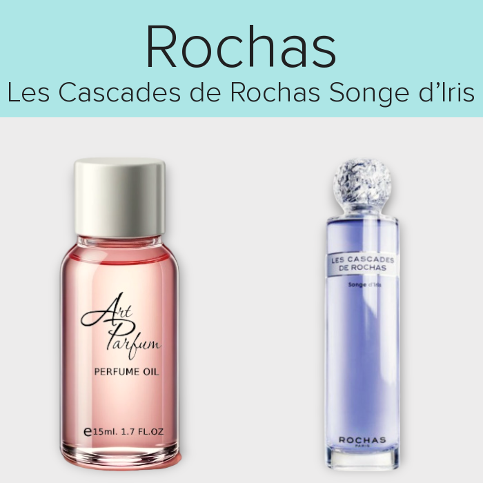 Парфумований концентрат 15мл. Аромат схожий з Rochas Les Cascades de Rochas Songe d’Iris