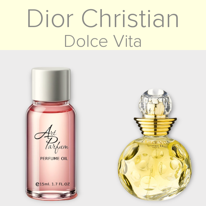 Парфумований концентрат 15мл. Аромат схожий з Dior Christian Dolce Vita