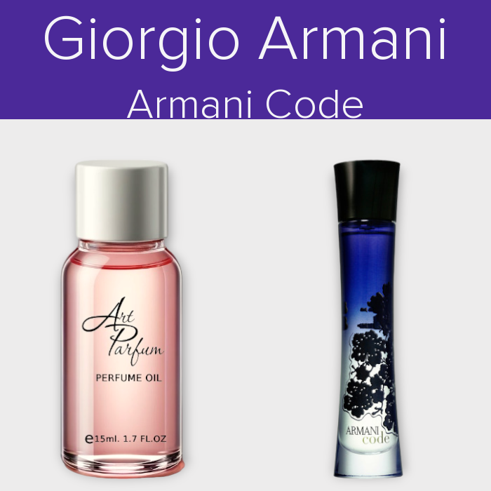 Парфумований концентрат 15мл. Аромат схожий з Giorgio Armani Armani Code